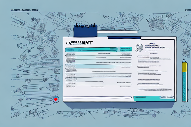 A detailed risk assessment chart with multiple levels of complexity