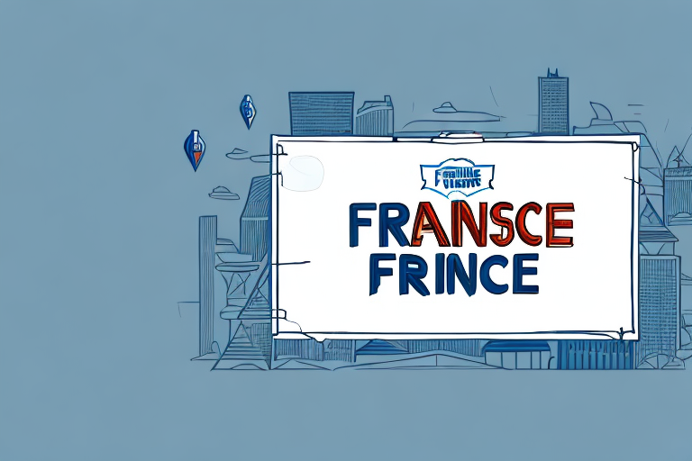 A business building with a large sign reading "franchise" on top