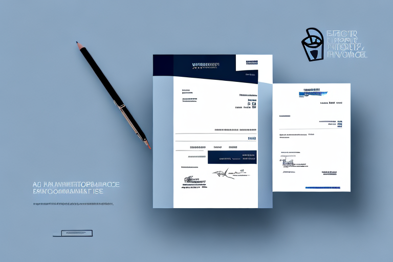 A pro forma invoice with its components