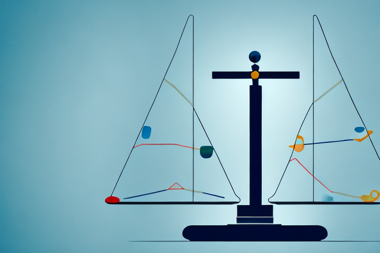 A scale with a range of risk levels