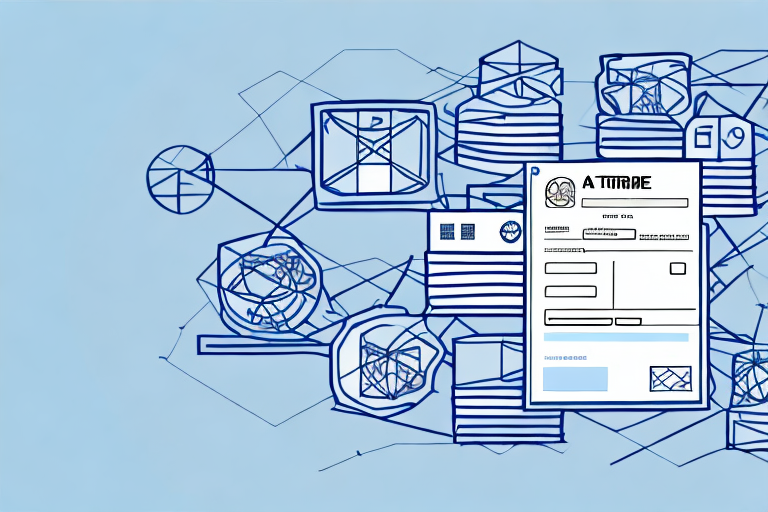 A customs form with boxes and arrows showing the process of importing goods under tariff classifications