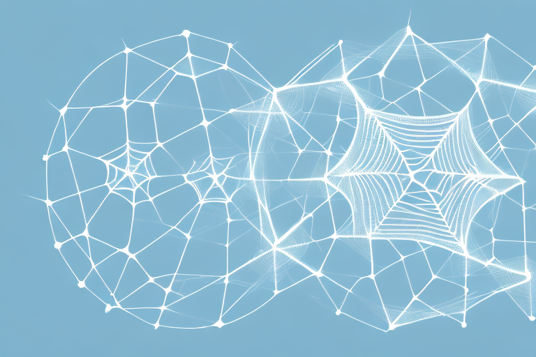 A computer system with a web of interconnected nodes