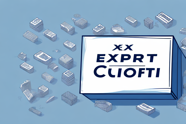 A box with a label that reads "export control classification number (eccn)" to represent the export of a glossary term