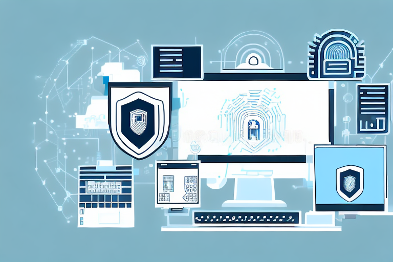 A computer system with a variety of security controls in place to protect data