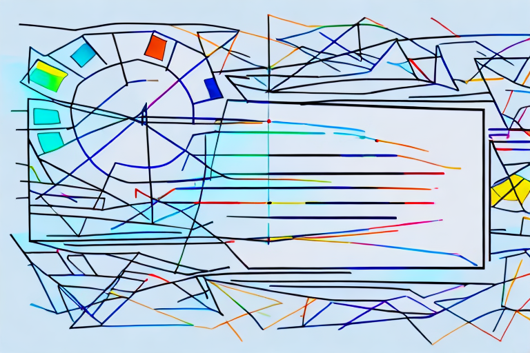 A graph or chart with different colored lines representing different data points