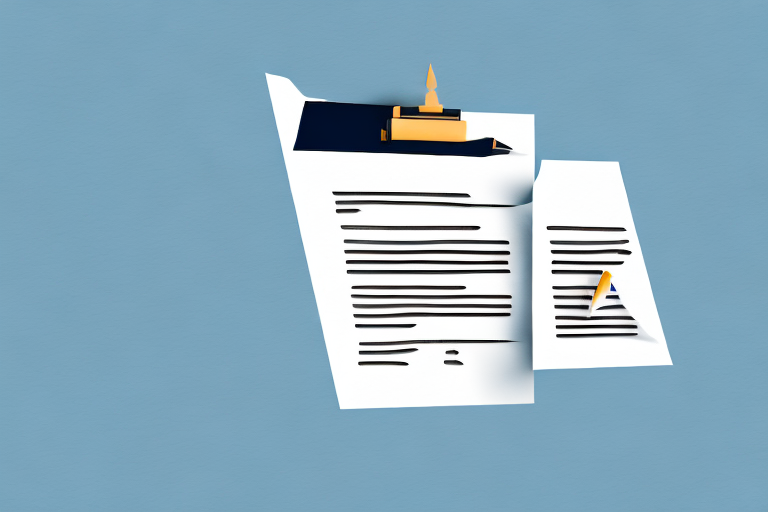 A broken contract document