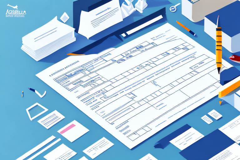 A customs declaration form