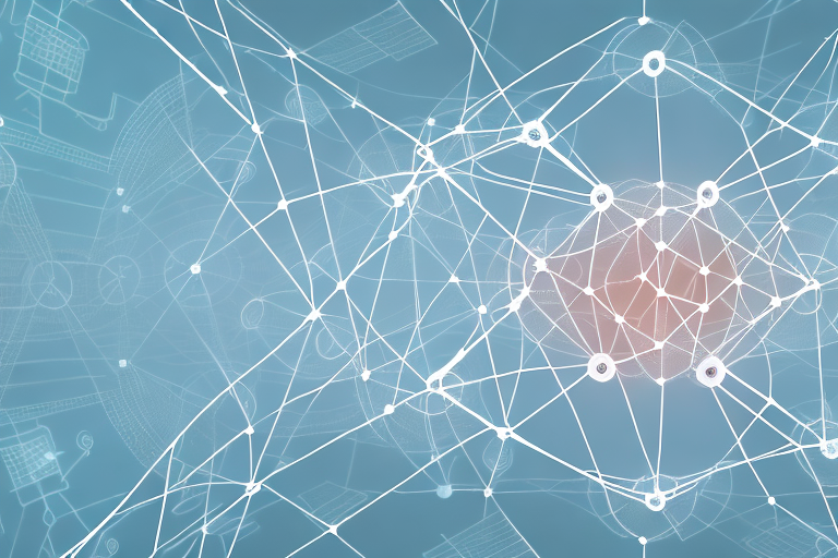 A complex network of interconnected systems to represent the complexity of managing cmmc compliance