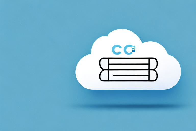 A cloud with a checkmark to represent cmmc compliance