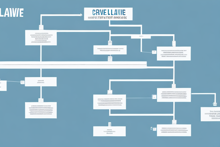 A flowchart showing the steps involved in updating a cmmc level