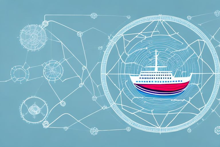 A ship navigating a complex network of rules and regulations