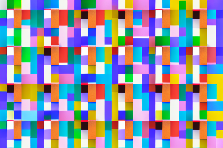 A grid of squares with different colors and symbols representing various levels of risk associated with sanctions