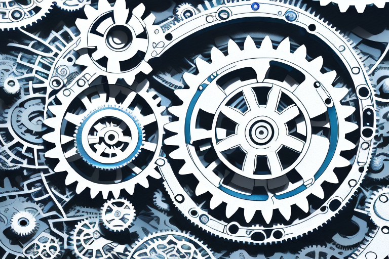 A complex network of gears and cogs