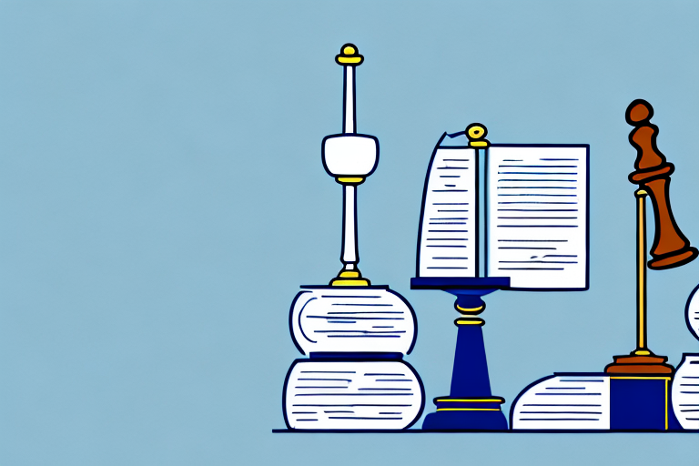 A stack of books with a gavel on top to represent the legal and authoritative nature of sanctions compliance