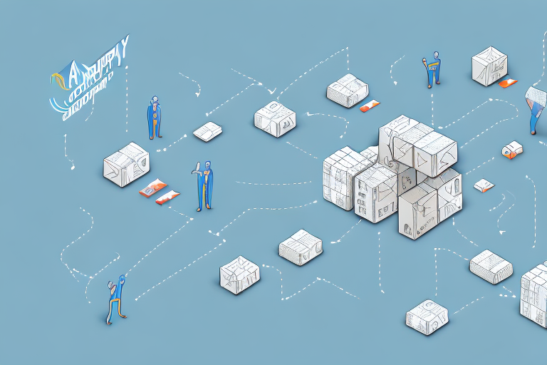 A complex supply chain