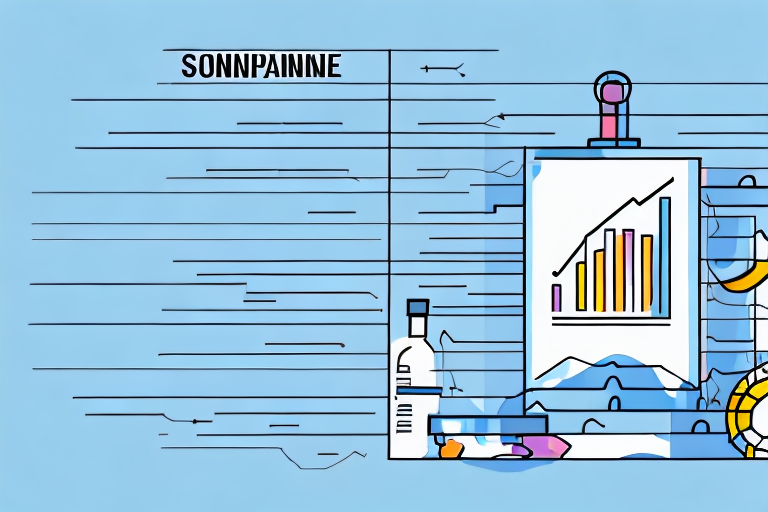 A graph or chart showing the different levels of sanctions compliance