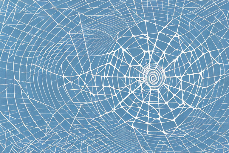 A complex web of interconnected lines and shapes to represent the complexity of sanctions compliance enforcement