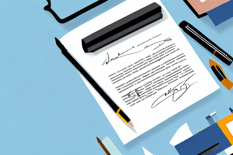 A contract with a pen hovering above it