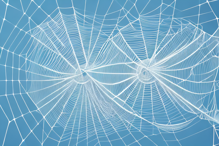 A complex web of interconnected lines representing the risks associated with sanctions compliance