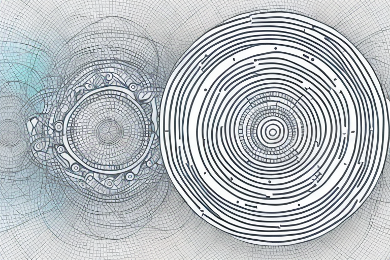 Three interconnected circles