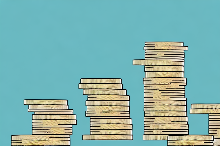 A stack of coins