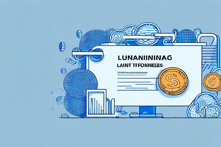 A business environment with a focus on the financial transactions and security measures in place to prevent trade-based money laundering