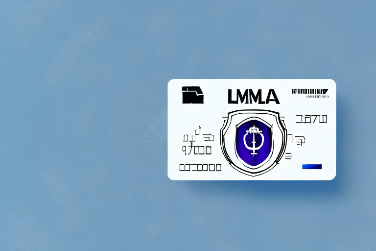 A prepaid or stored value card with a shield or lock symbol to represent aml compliance