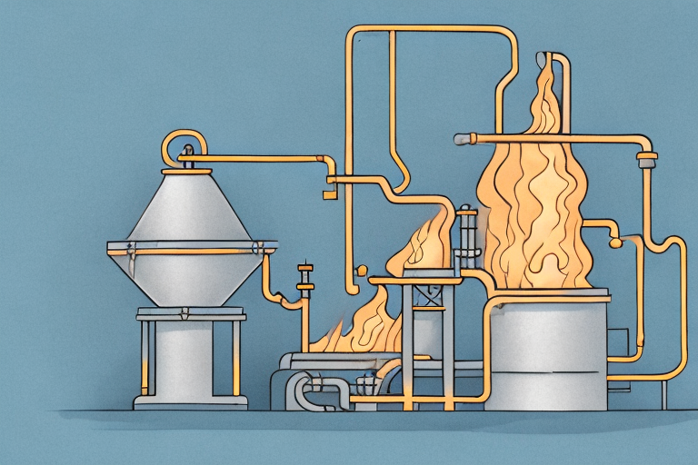 A smelting furnace with precious metals being heated and refined