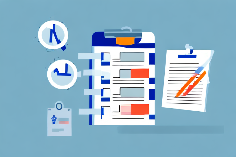 A checklist with checkboxes and icons representing different steps in the suspicious activity reporting (sar) process