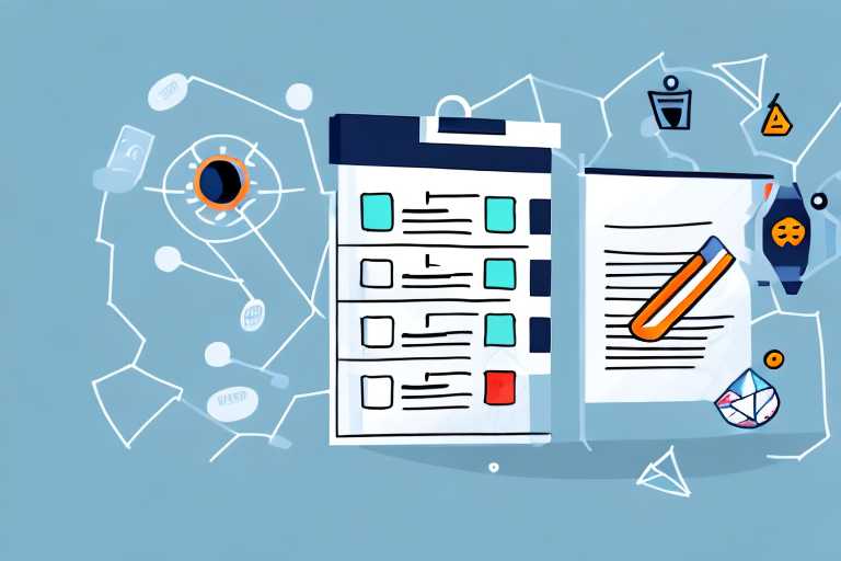 A checklist with checkboxes and icons representing different aspects of aml technology systems