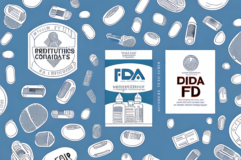 A product label with a comparison of the fda regulations for cosmetics and drugs