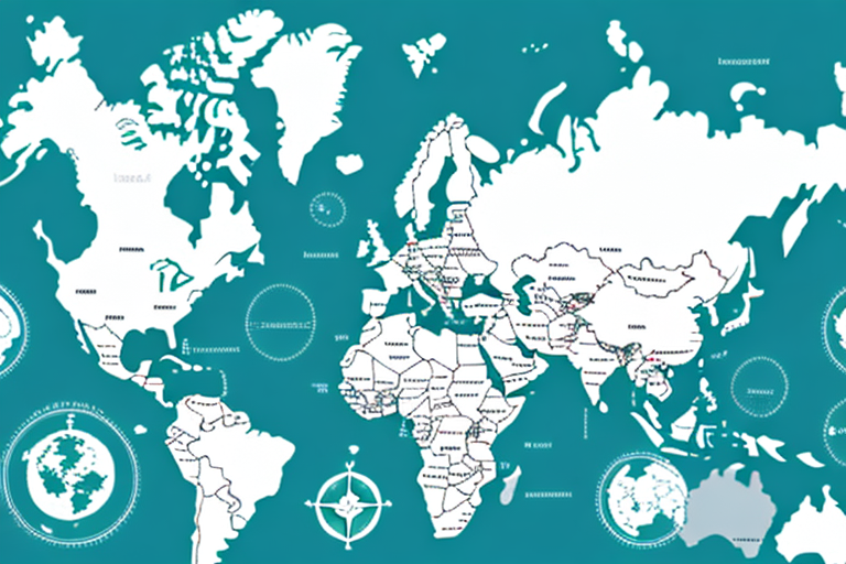 A map of north america with a dotted line to show the usmca trade agreement