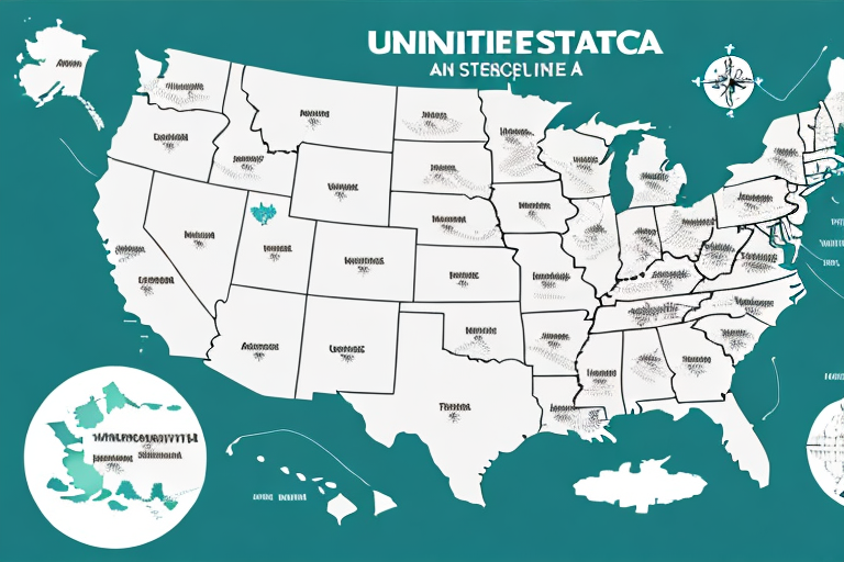 A map of the united states with different states highlighted to represent the different options for incorporation