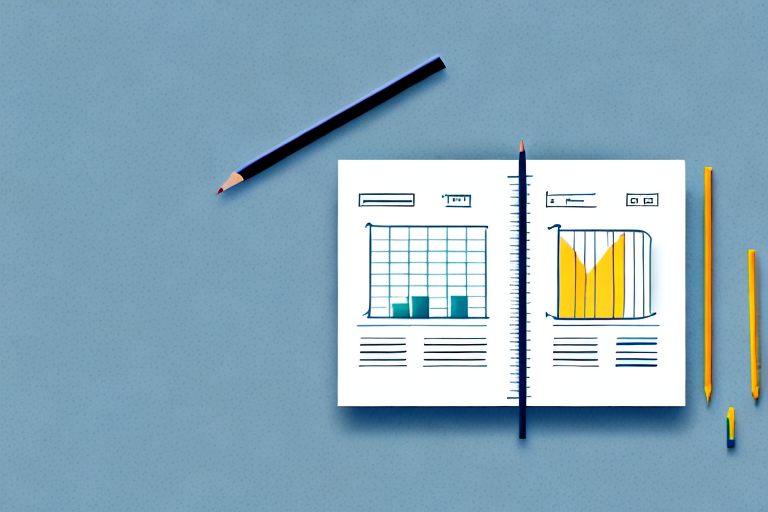 A business plan document with a pencil and ruler