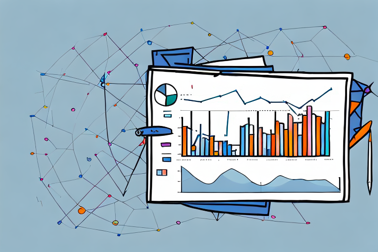 A graph or chart that shows the performance metrics of a franchise business