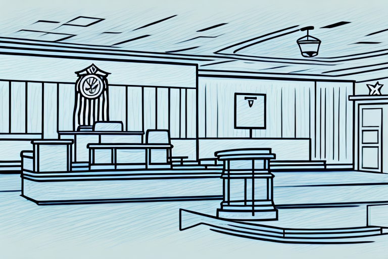 A courtroom