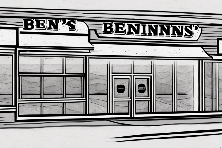 An empty bennigan's restaurant with a "closed" sign in the window