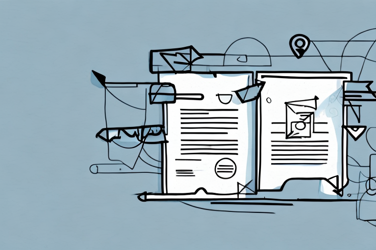 A contract with two arrows pointing to two different parts of the document