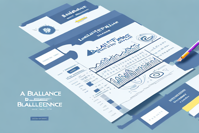 A balance sheet with a positive balance to represent a profitable franchise