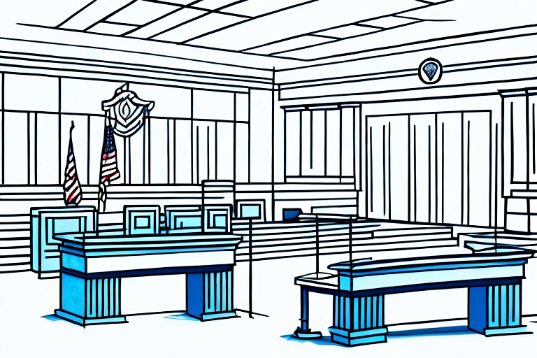 A courtroom