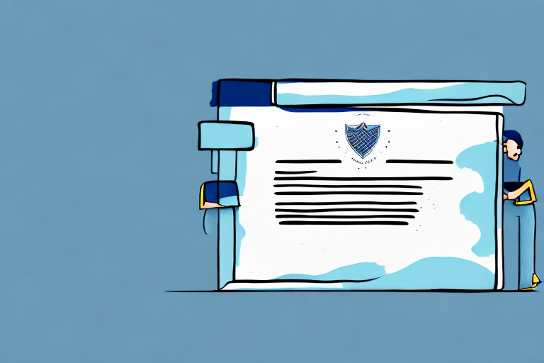 A shield protecting a document