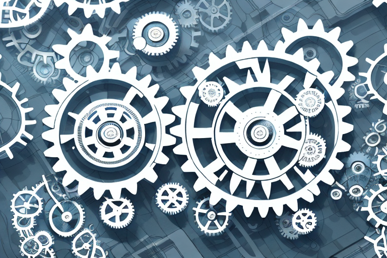 A complex system of gears and cogs