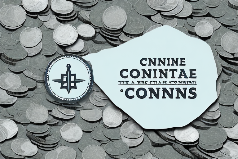 A contract with a chain of coins representing the ongoing fees associated with a franchise agreement