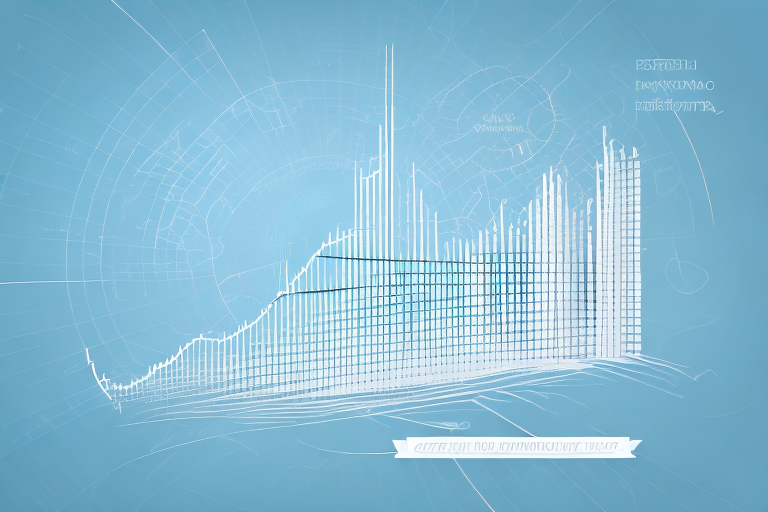 A graph showing the ups and downs of the economy over time