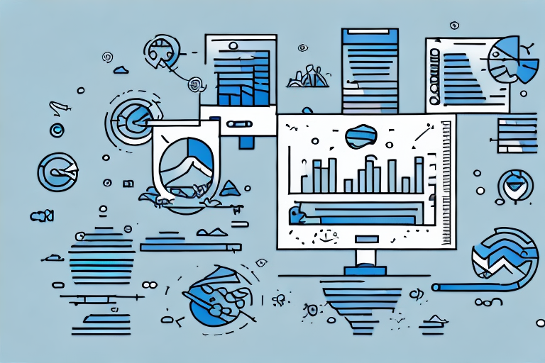 A business landscape with a downturn in the market