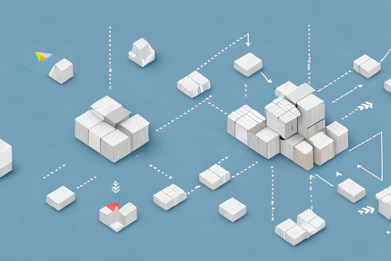 A complex supply chain and distribution system