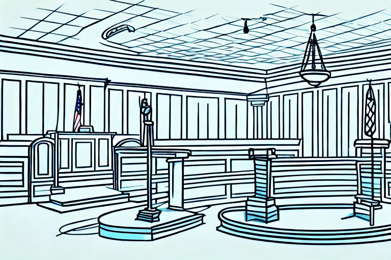 A courtroom