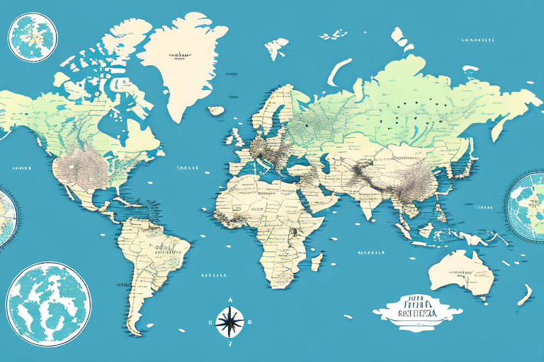 A map of a geographical area