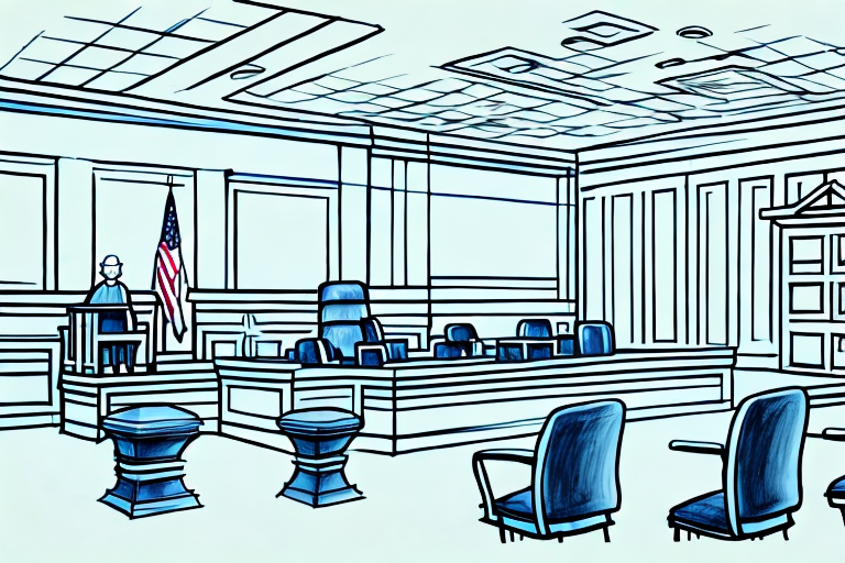 A courtroom