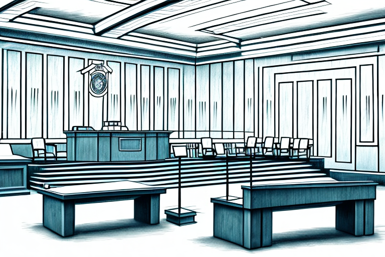 A courtroom